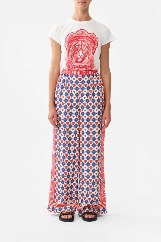 BUTTON FRONT LOUNGE PANT RINSE & ROAR sold by Camilla