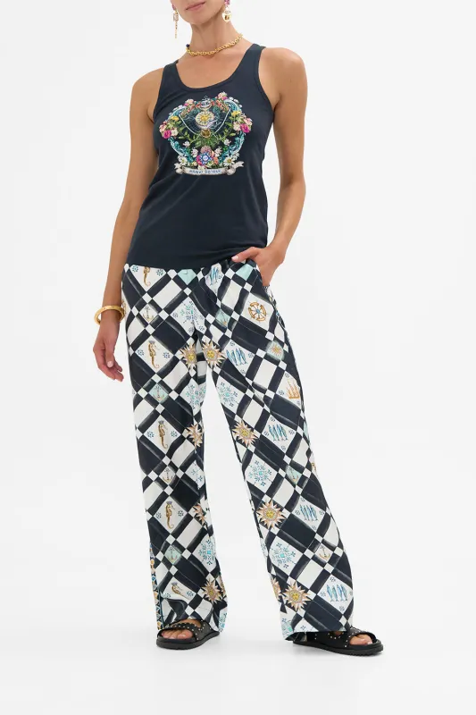 BUTTON FRONT LOUNGE PANT FOLK AFLOAT sold by Camilla