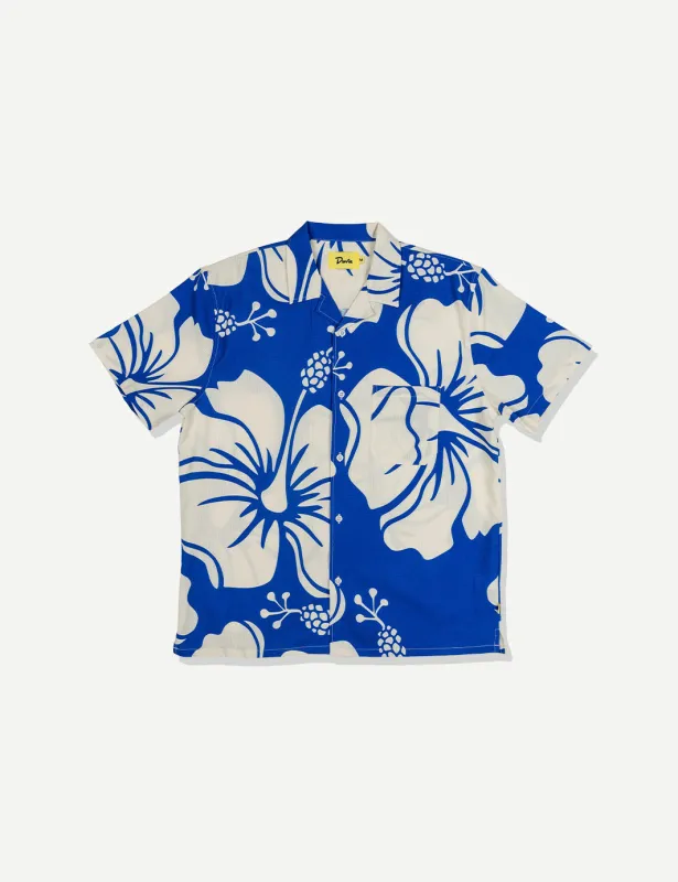 Paradise Leisure Stretch Buttonup - Blue sold by Duvin Design