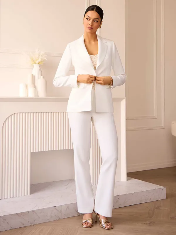 Mid-Rise Boot Cut Pant sold by Suzy Shier