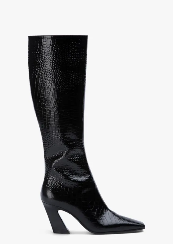 Quiz Black Croc sold by Tony Bianco