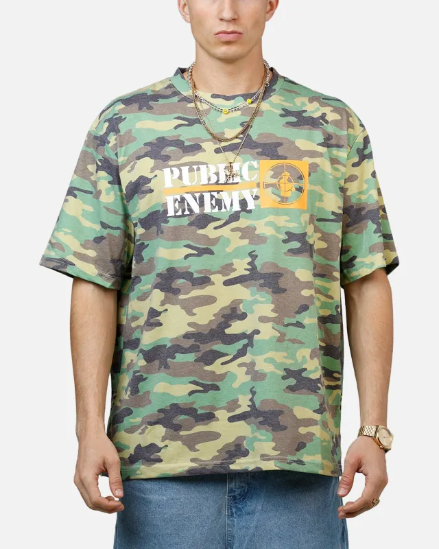 Bravado Public Enemy Camo T-Shirt Camo sold by Culture Kings