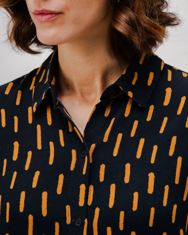 Mist Viscose Blouse Black sold by Brava Fabrics