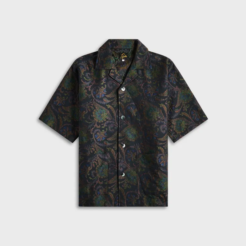トップス Needles \"CABANA SHIRT\" Navy NEEDLES Navy Cabana Shirt Needles