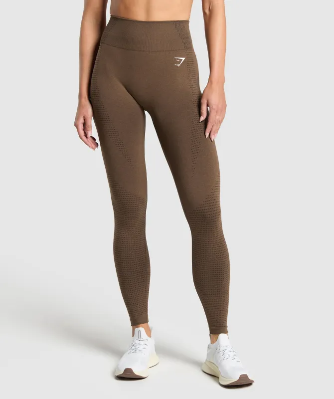 Gymshark Vital Seamless Leggings - Espresso Marl sold by Gymshark
