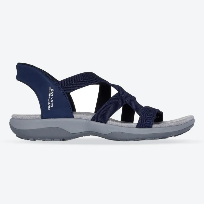 Women's Wide Fit Skechers 163460 Slip-ins Reggae Slim Stretch Flex Sandals sold by Wide Fit Shoes