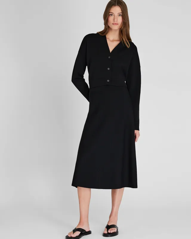 Merino Midi Sweater Skirt sold by Club Monaco