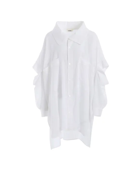SOFT LAWN ELBOW SLIT LONG SHIRT sold by Yohji Yamamoto