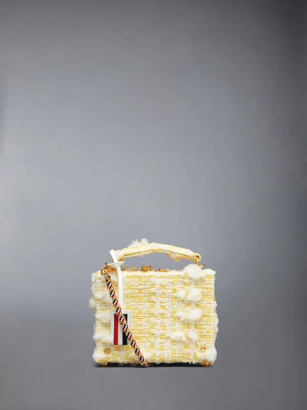 TWILL POUF TWEED WOVEN ATTACHE CASE sold by Thom Browne