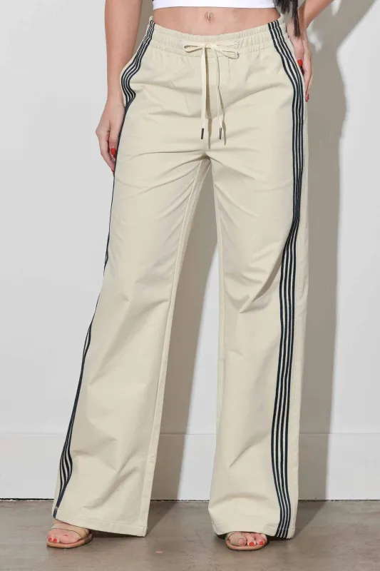 Wide Leg Track Pants sold by Vibrant