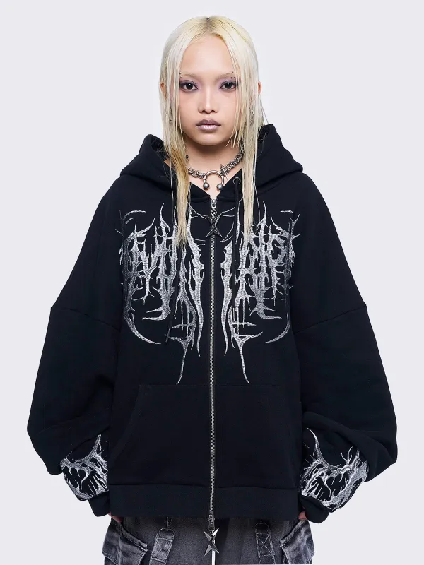 Venom Zip Up Hoodie sold by Minga London