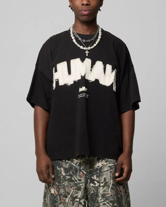 Loiter Human Box T-Shirt Vintage Black sold by Culture Kings