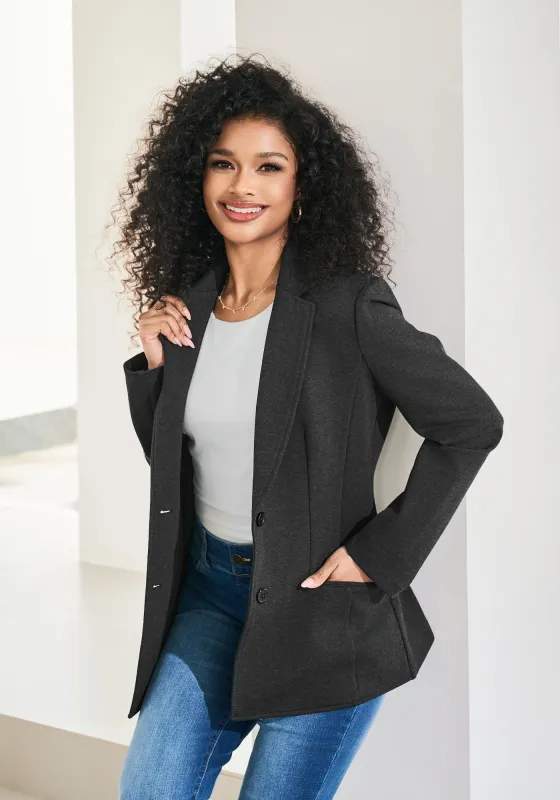 Classic Blazer (Charcoal) sold by Betabrand