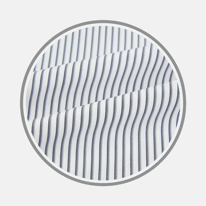 Grey Multi Stripe Fabric sold by Turnbull & Asser