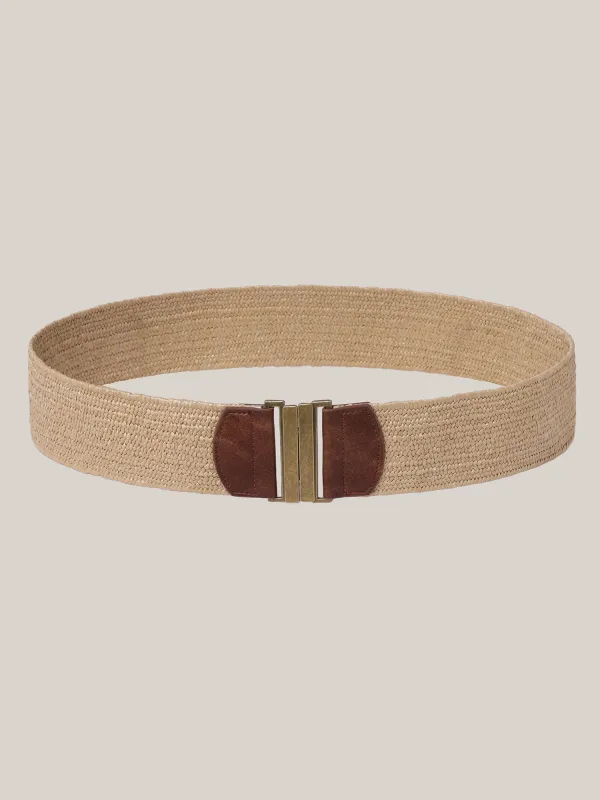 Stretchy Braided Buckle Vacation Belt sold by Bloomchic