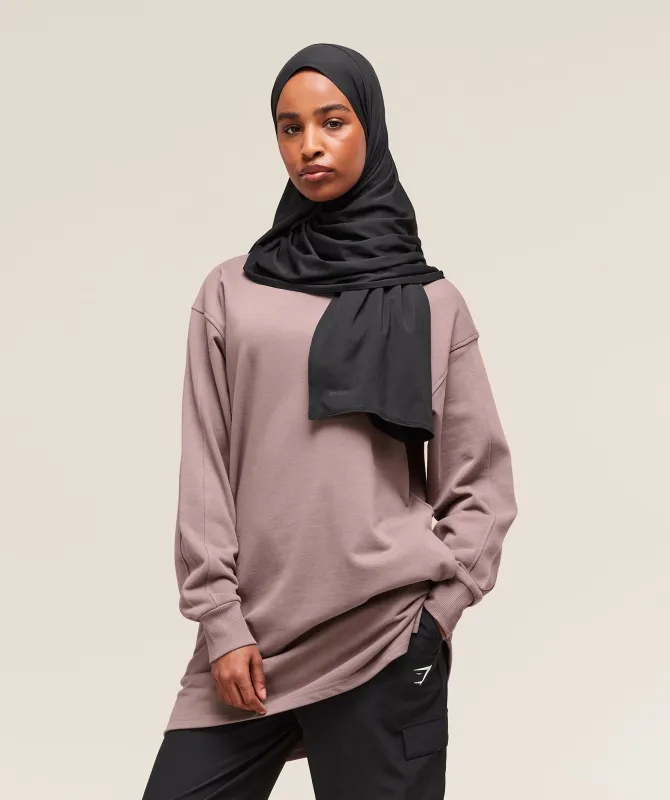 Gymshark Covered Pullover - Washed Mauve sold by Gymshark