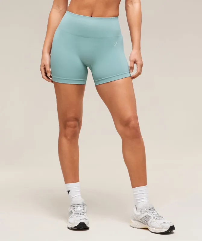 Gymshark Soft Sculpt Shorts - Rest Blue sold by Gymshark