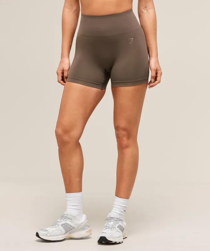 Gymshark Soft Sculpt Shorts - Walnut Brown sold by Gymshark