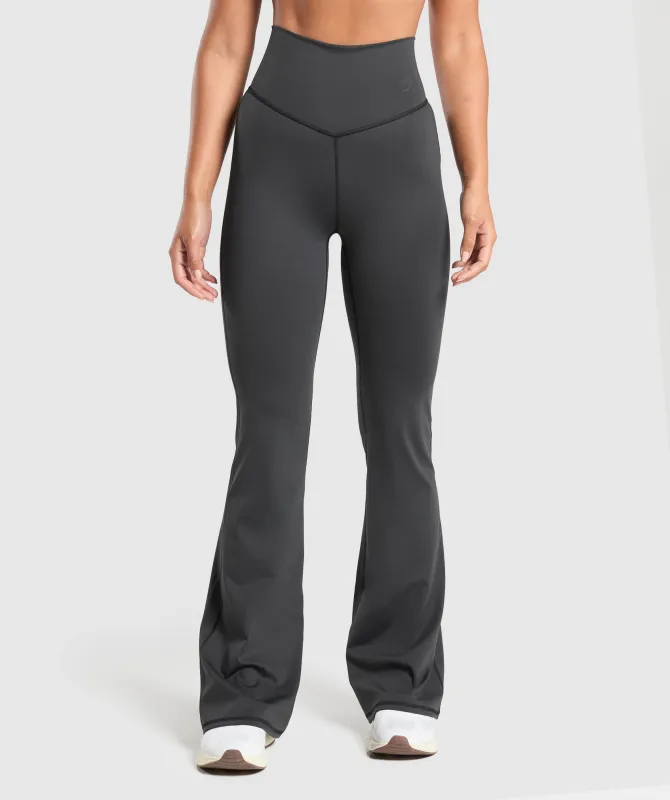 Gymshark Elevate Flared Leggings 2.0 - Black sold by Gymshark