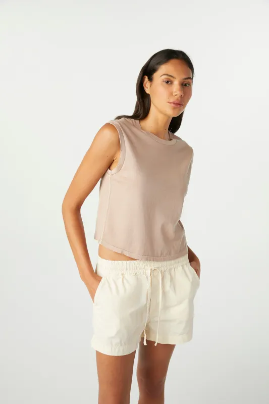Sleeveless Babe Tee sold by AMO
