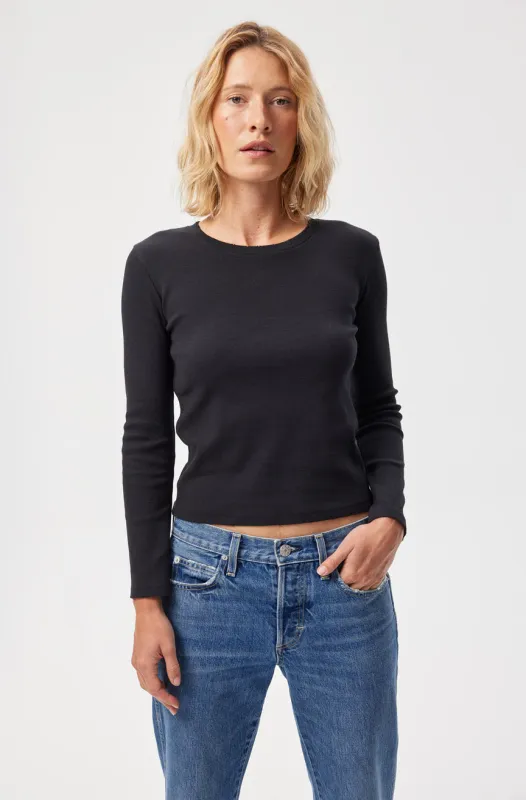 Slim Rib Tee sold by AMO