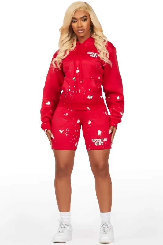 Just Between Us Red Short Set sold by Rockstar Original