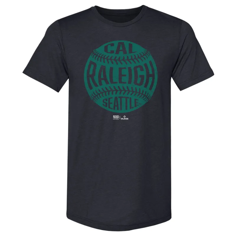 Cal Raleigh Seattle Vintage Baseball WHT sold by 500 Level