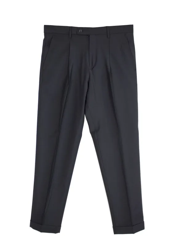 242L06009    TROUSERS 1 PINCE WOOL MIXTURE sold by Les Hommes