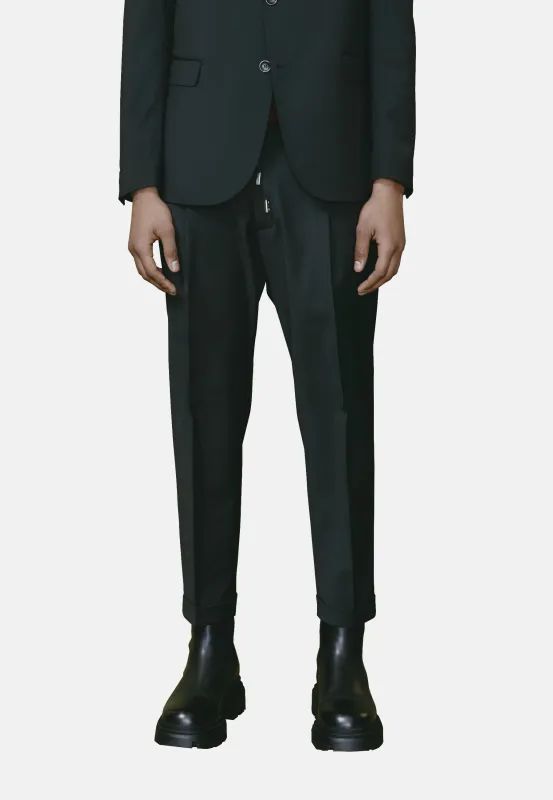 242L06001    STRETCH PANTS 1 PINCES sold by Les Hommes