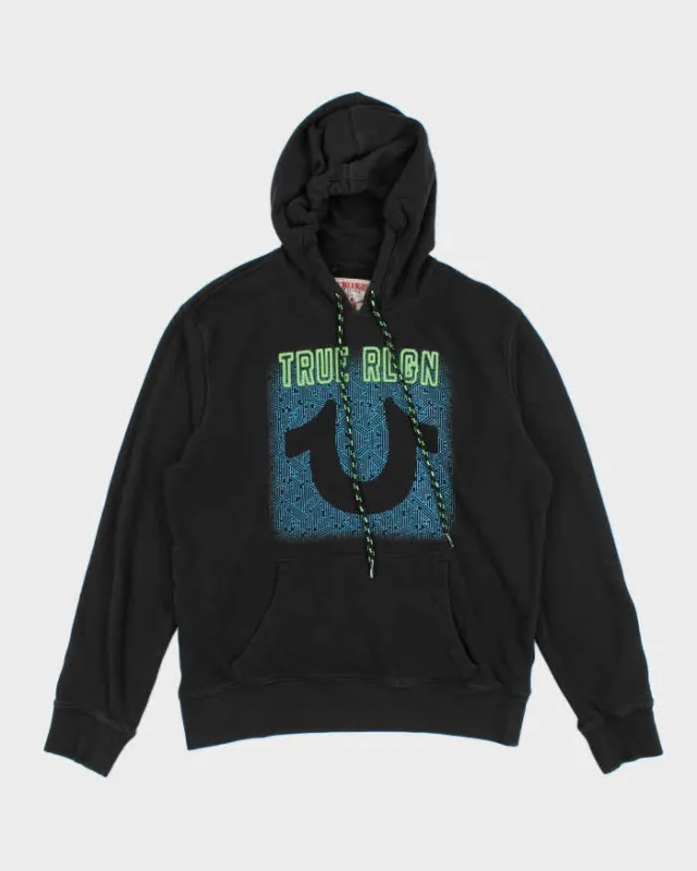 Vintage Y2K True Religion Big Front Graphic Hoodie - M sold by Rokit