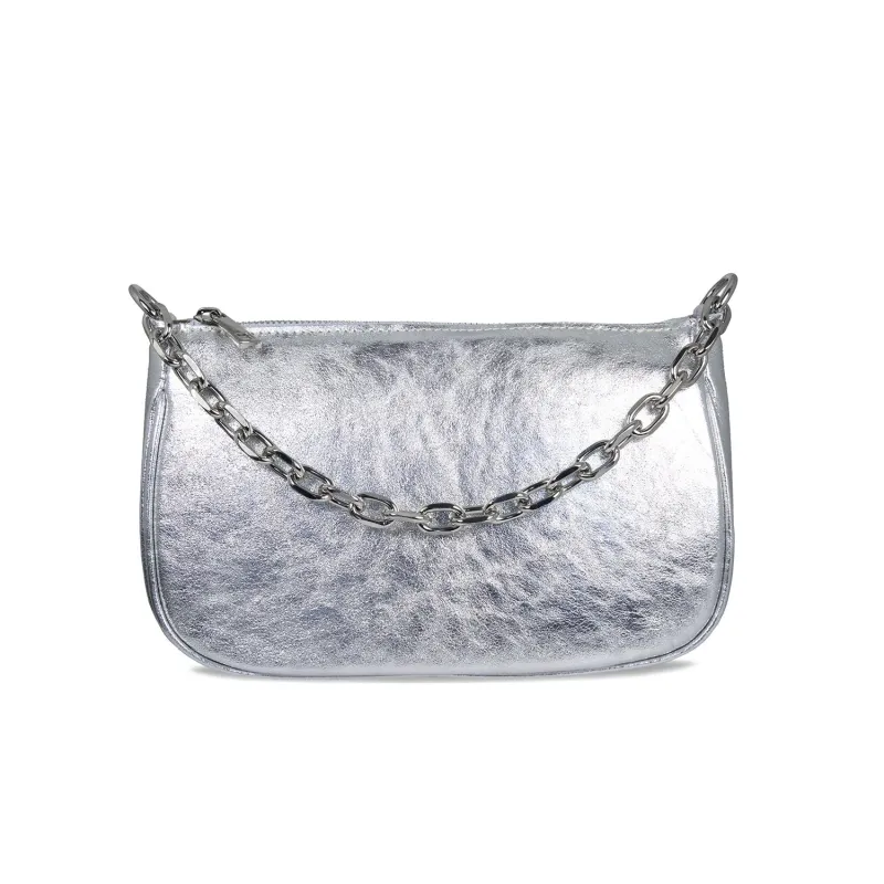 Swing: Silver Leather sold by Sole Bliss