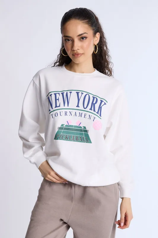 Oversized Crew Neck Sweatshirt sold by Bluenotes