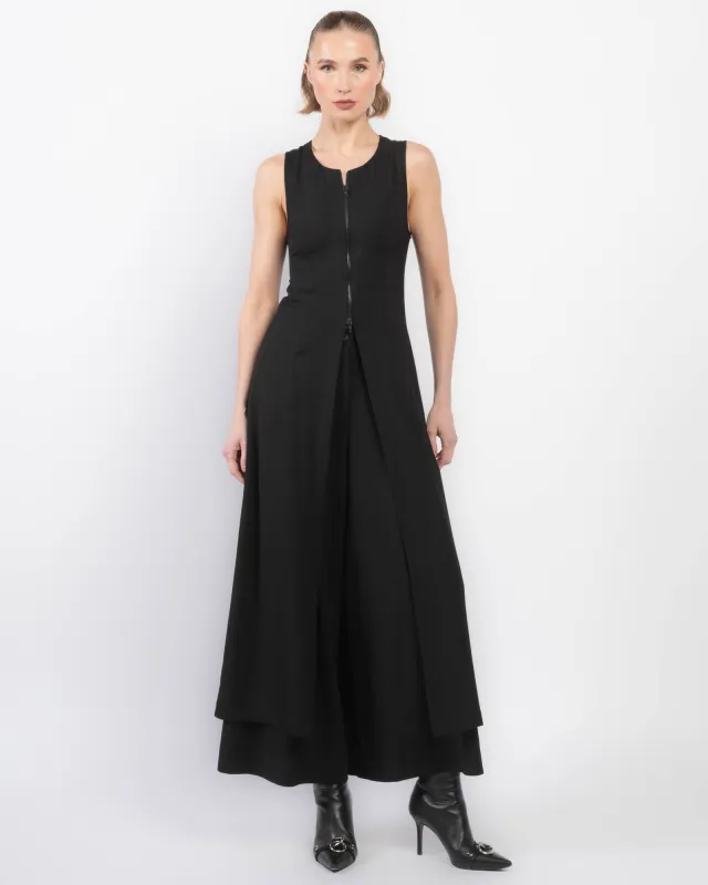 Zipper Long Waistcoat sold by TNT Fashion