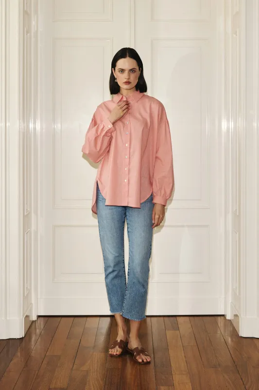 Summer Linen Shirt Apricot sold by Ivalo.com