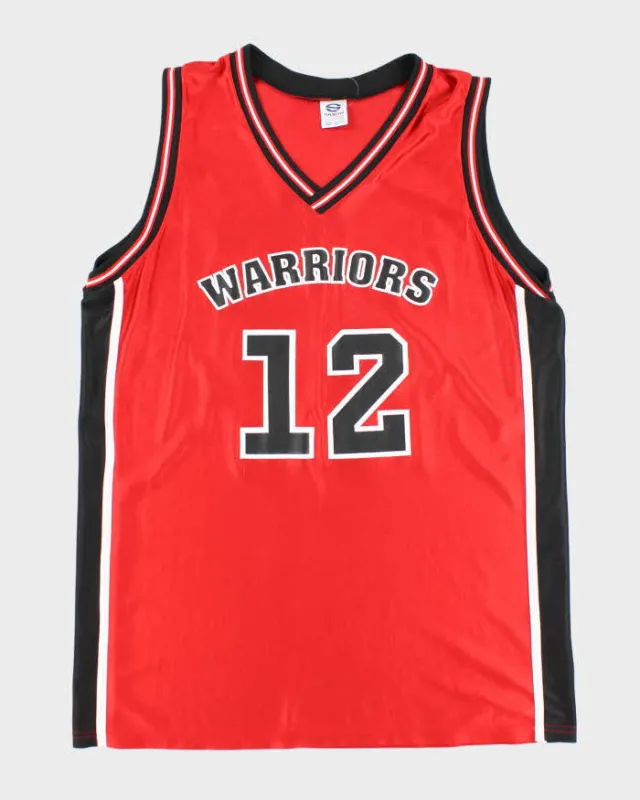 Vintage 90's Saxon The Warriors Basketball Jersey - XXL sold by Rokit