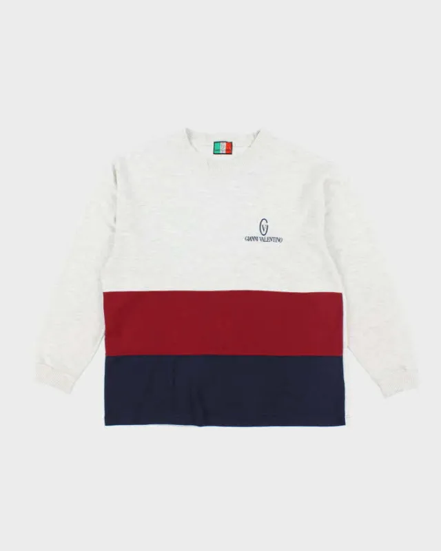 Vintage 1990's Gianni Valentino Embroidered Sweatshirt - L sold by Rokit