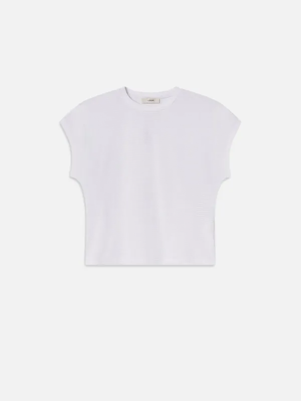 The Muscle Tee -- Powder Blue Multi sold by Frame Denim