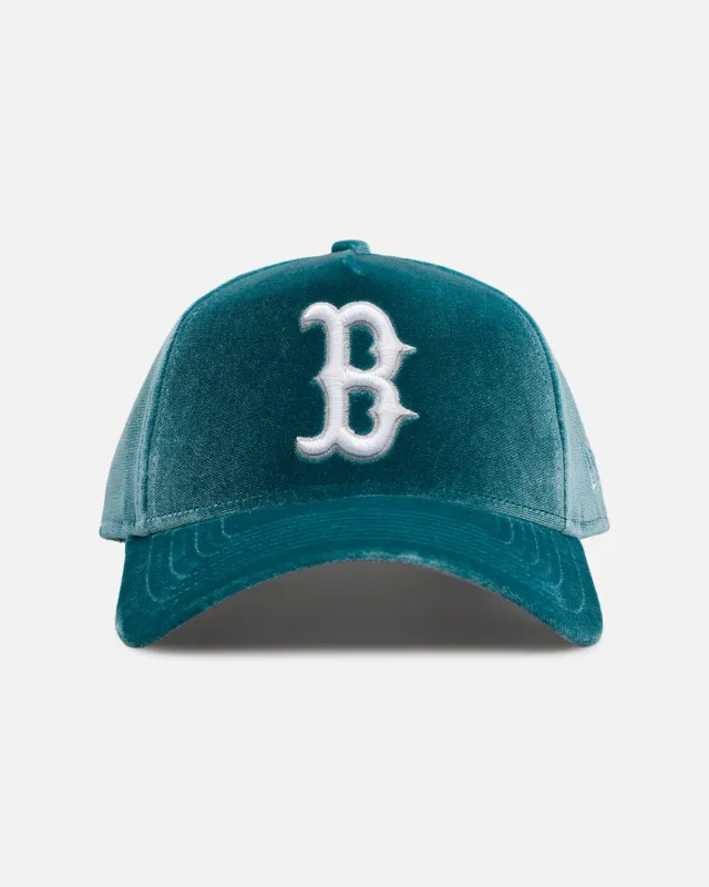 New Era Boston Red Sox 'Velvet Dreams 2.0' 9FORTY A-Frame Snapback Pine Green sold by Culture Kings