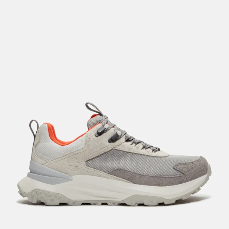 Timberland Men's Motion Access Low Lace-Up Waterproof Sneaker in Light Grey Mesh sold by Timberland