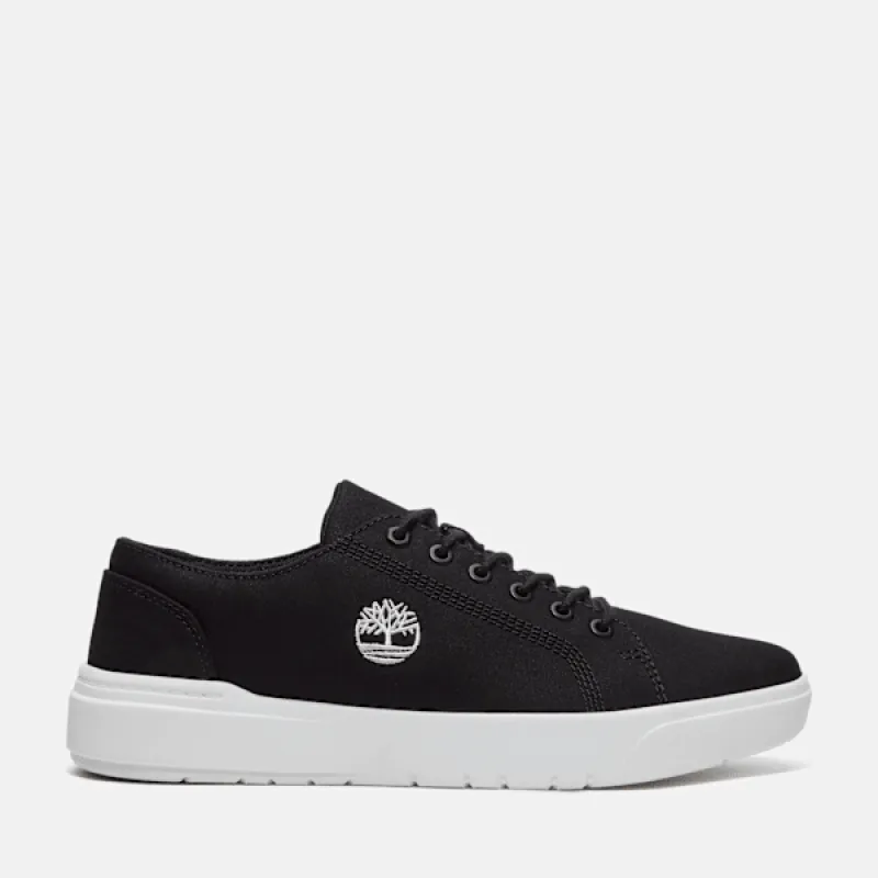 Timberland Men's Seneca Bay Sneaker in Black Canvas sold by Timberland