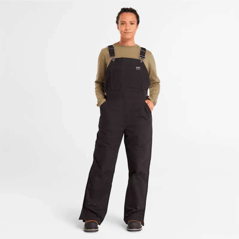 Women's Timberland PRO® Gritman Insulated Bib Overall in Black sold by Timberland