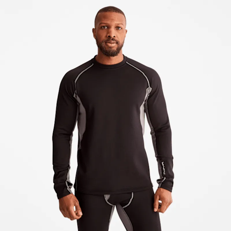 Men's Timberland PRO® Skim Coat Heavy-Warmth Thermal Top in Jet Black sold by Timberland