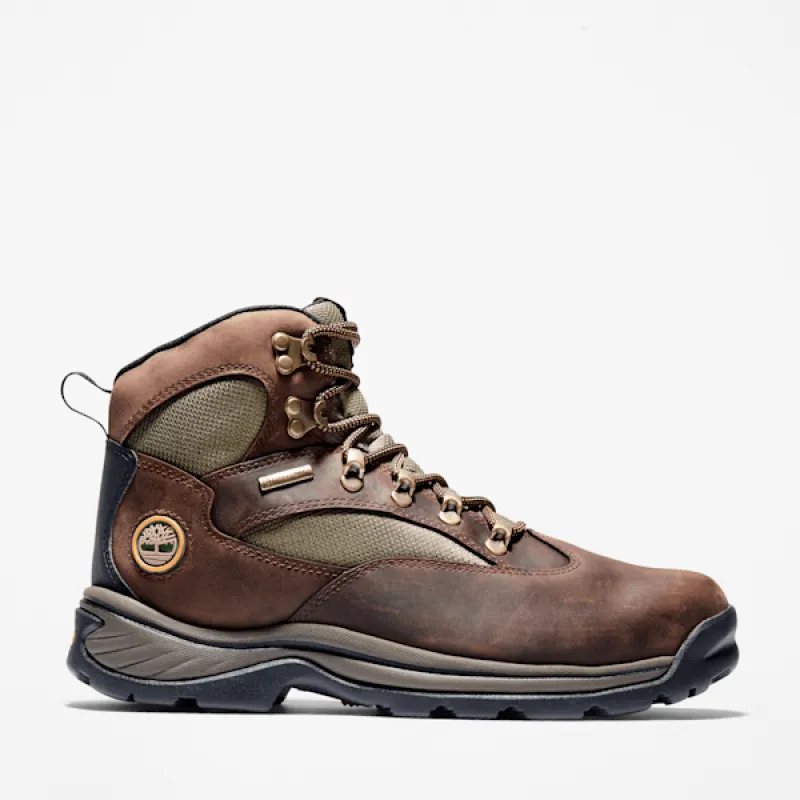 Timberland Men's Chocorua Waterproof Hiking Boot in Medium Brown sold by Timberland