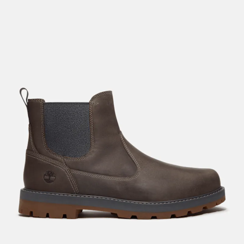 Timberland Men's Britton Road Chelsea Boot in Dark GreyGrain sold by Timberland