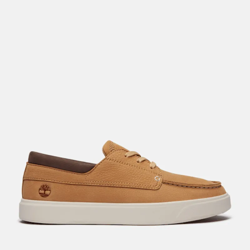 Timberland Men's Emerson Street Sneaker in  BEI Nubuck sold by Timberland