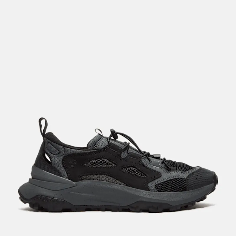 Timberland Men's Motion Access Low Lace-Up Sneaker in Black Mesh sold by Timberland