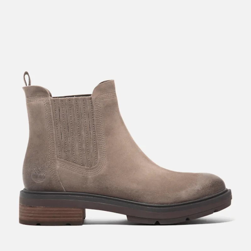 Timberland Women's Brimfield Chelsea Boot in  Brown Suede sold by Timberland