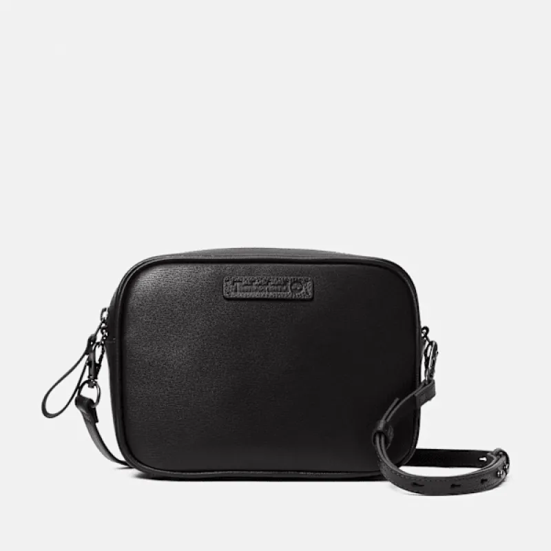 Timberland Leather Crossbody Bag in Black sold by Timberland