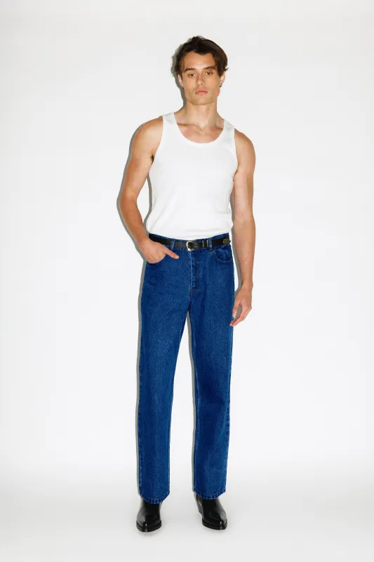 Rodeo Classic Straight-Leg Jeans  |  Western Blue sold by California Arts
