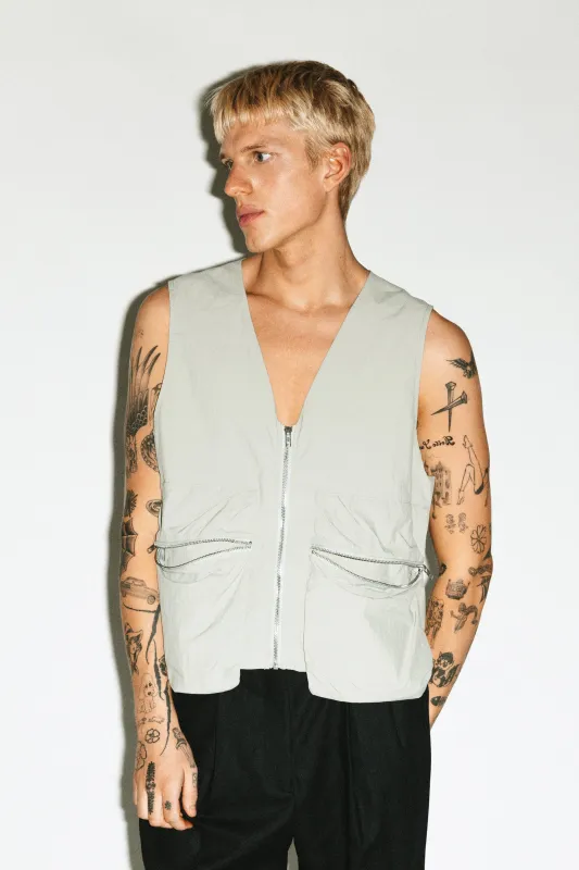 Elysian Utility Cargo Vest  |  Stone sold by California Arts